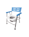 Krzesło toaletowo-prysznicowe, aluminiowe składane AR-104